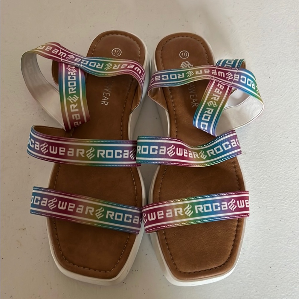 Rocawear Multicolor Strappy Sandals